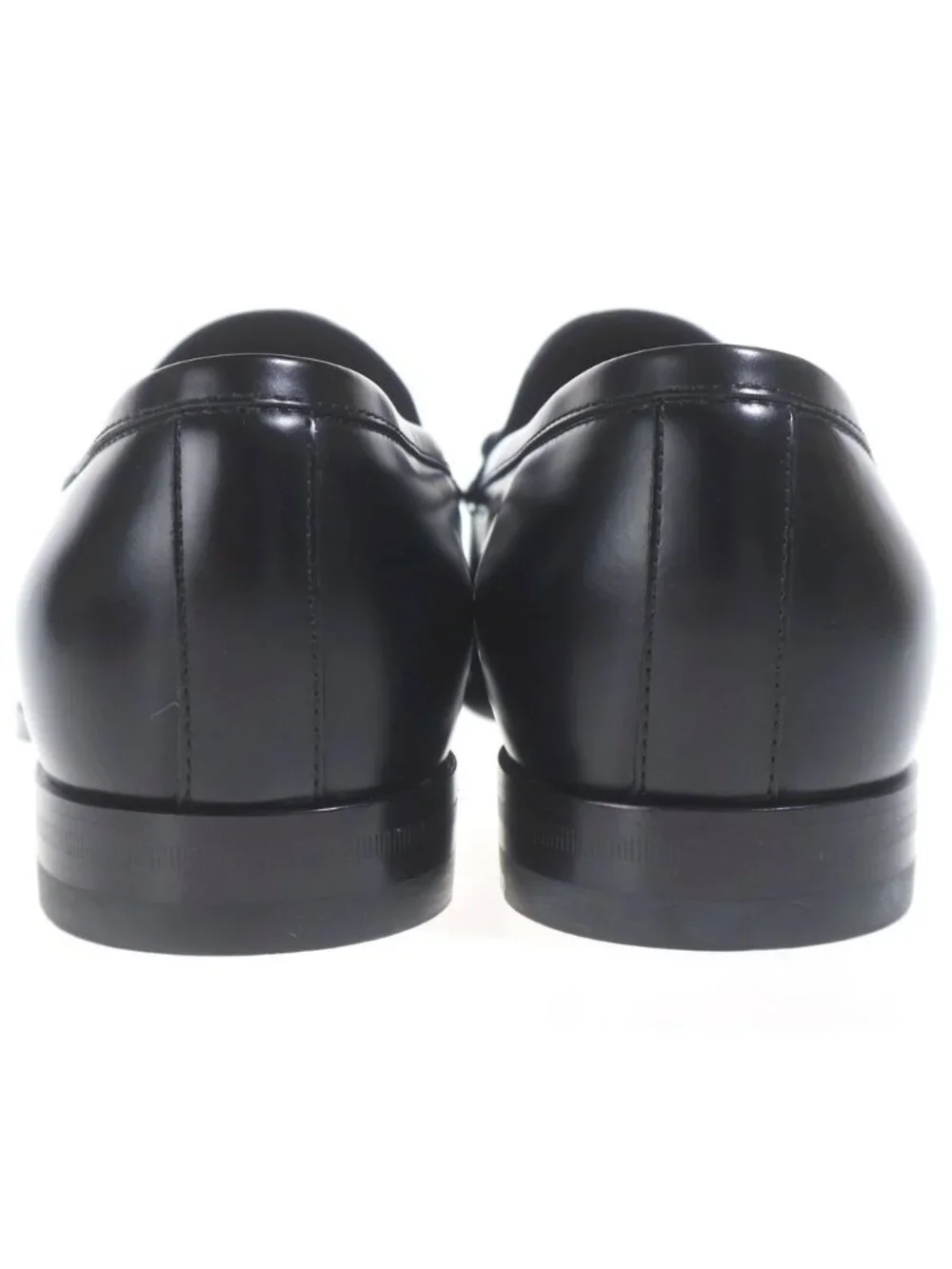 Gucci Horsebit Studded Loafer Leather Dress Shoes Black